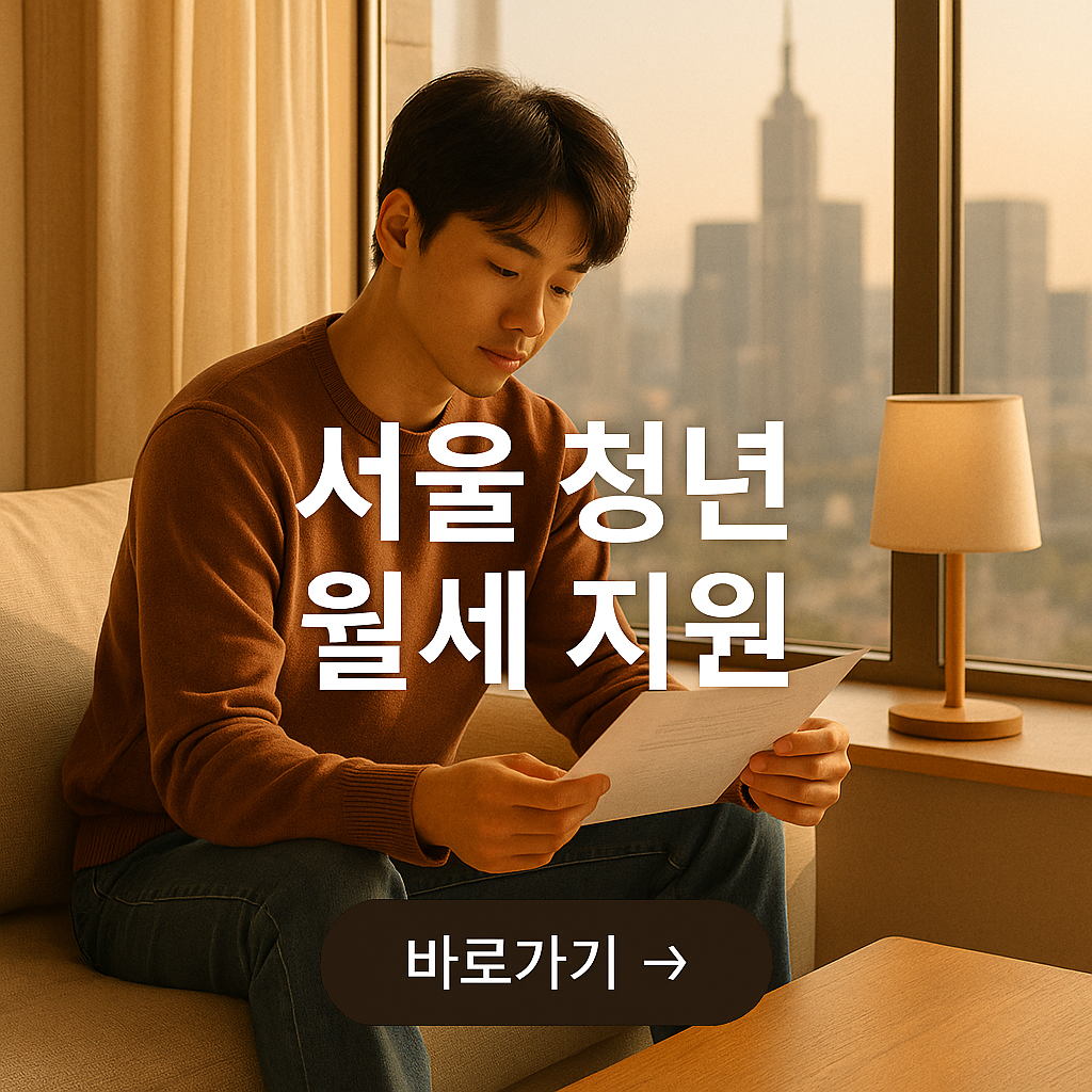 서울시 청년 월세 지원 신청