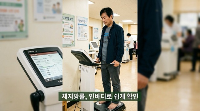 체지방률 측정 방법 인바디