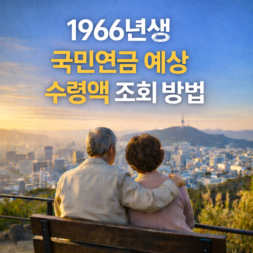 1966년생 국민연금 예상 수령액 조회 방법