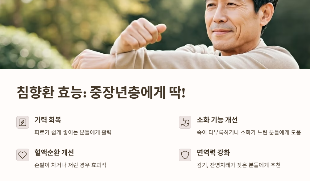 침향환 효능: 중장년층에게 딱!