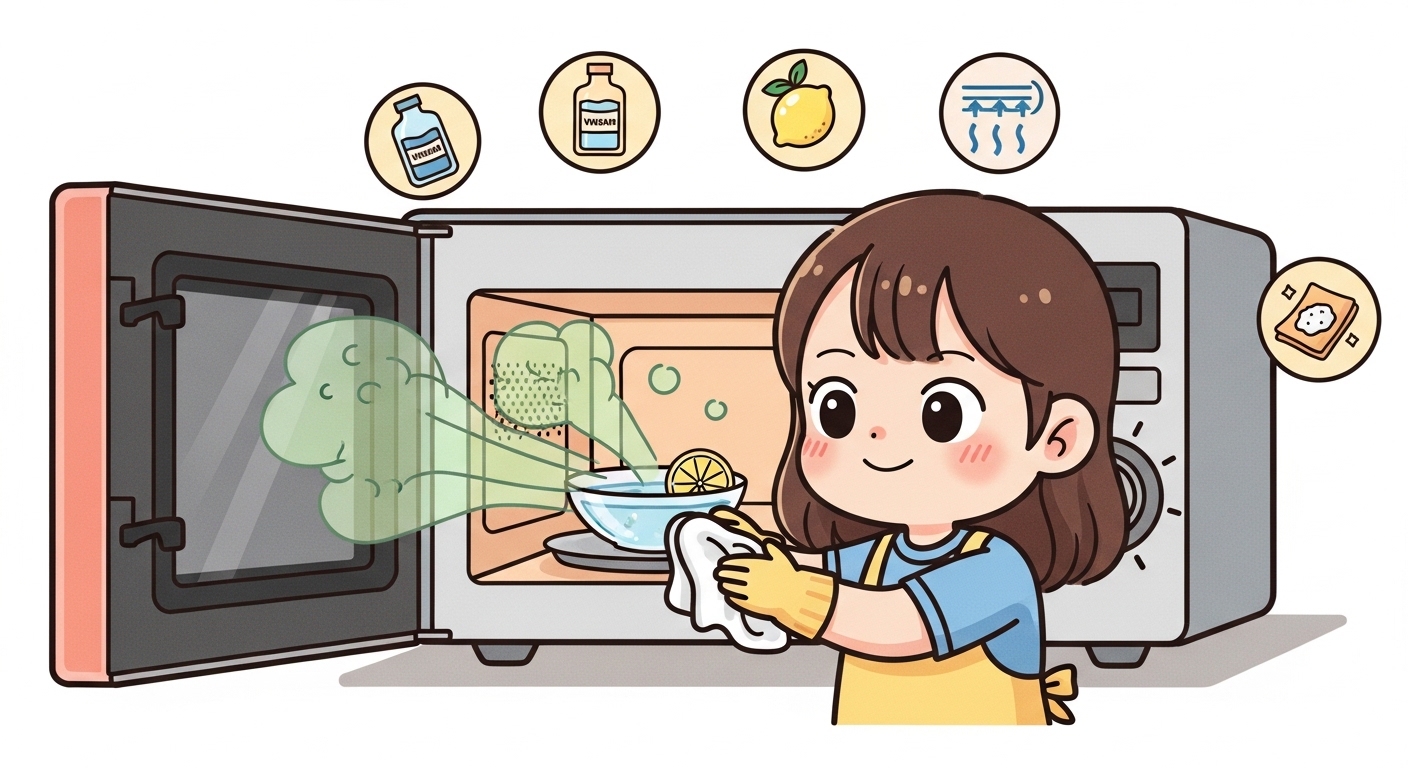 전자레인지 냄새 제거법, 발생 이유, 관리방법