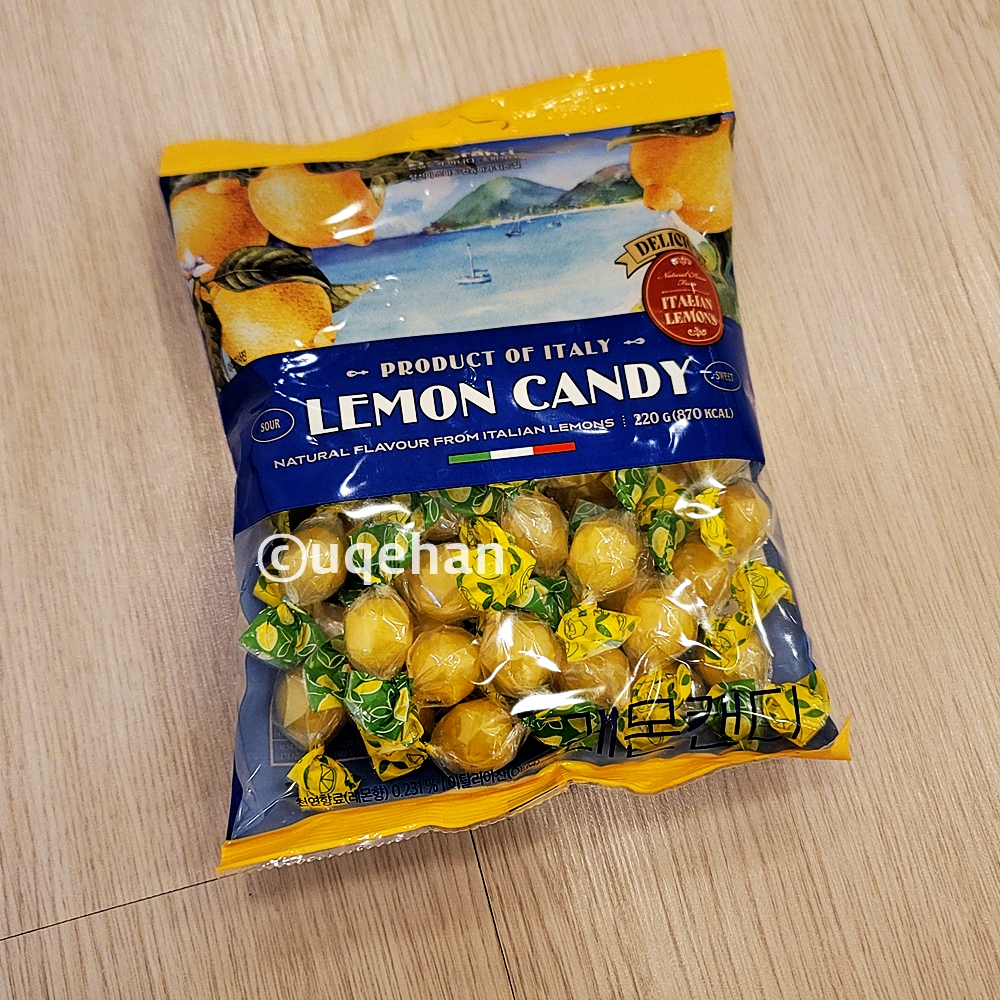 노브랜드 레몬 캔디의 제품 사진이다.