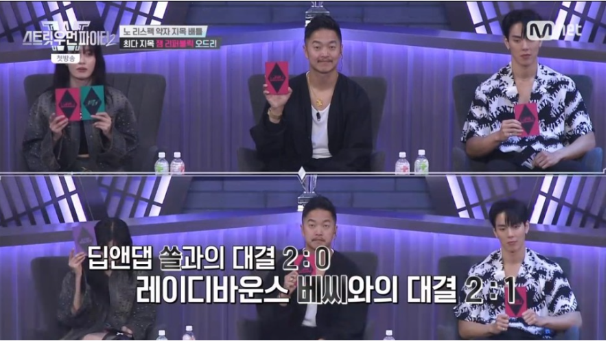 스트릿우먼파이터2출연진및배틀