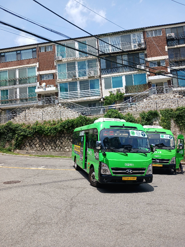 마을버스 수성동계곡 종점