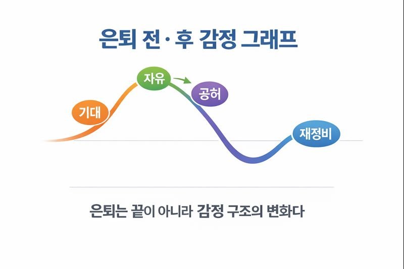 “은퇴하면 행복해질 줄 알았다”