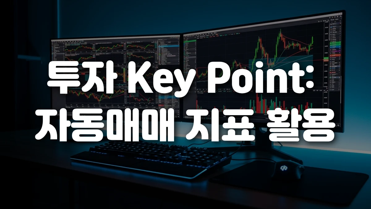 투자 Key Point 자동매매 지표 활용