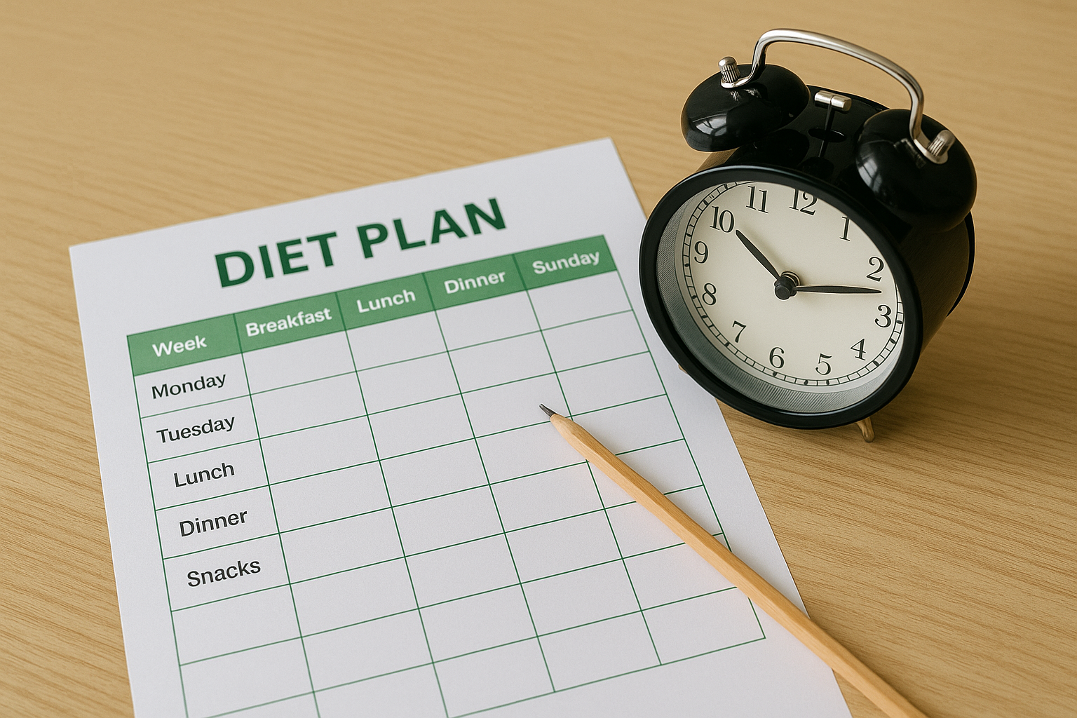 공복시간 계획표