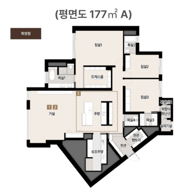 써밋 리미티드 남천 평면도