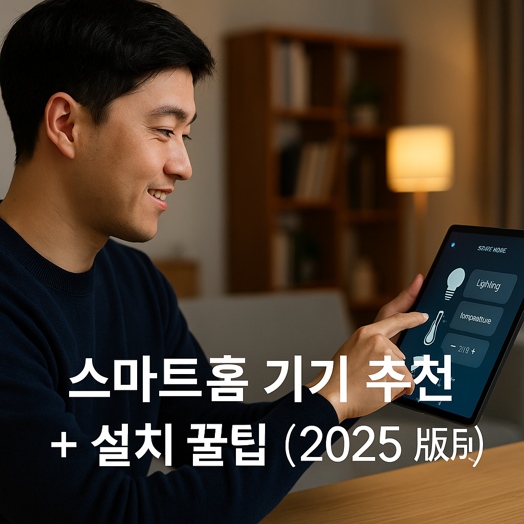 스마트홈 기기 추천 + 설치 꿀팁 (2025 버전 관련 이미지