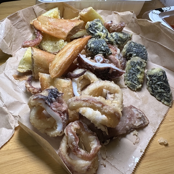 우리할매떡볶이 튀김