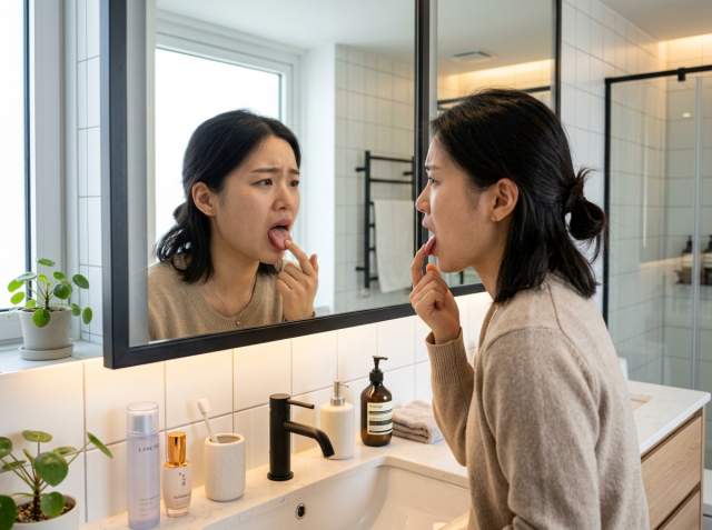 혓바닥 갈라짐 원인 및 방치하면 안 되는 이유와 체크해야 할 영양소