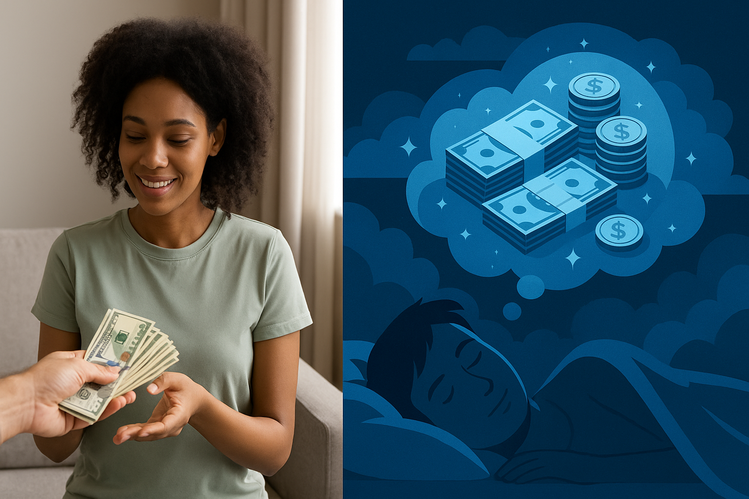 모르는 사람에게 돈 받는 꿈