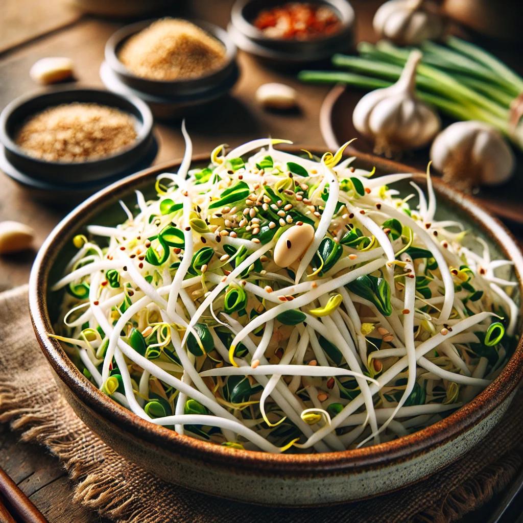 전자레인지 4분 콩나물무침