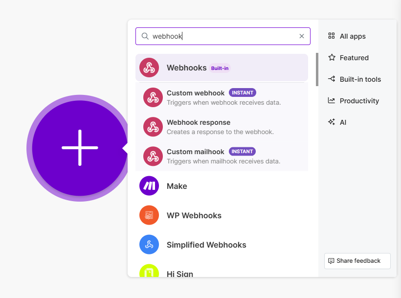 make를 통해 개발 선행지식 없이 간단히 웹훅을 만들었다
