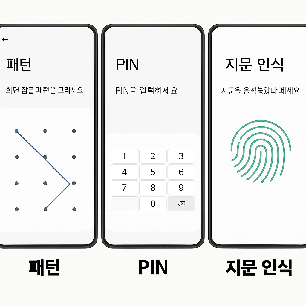 스마트폰 보안 잠금화면 설정 방법 가이드