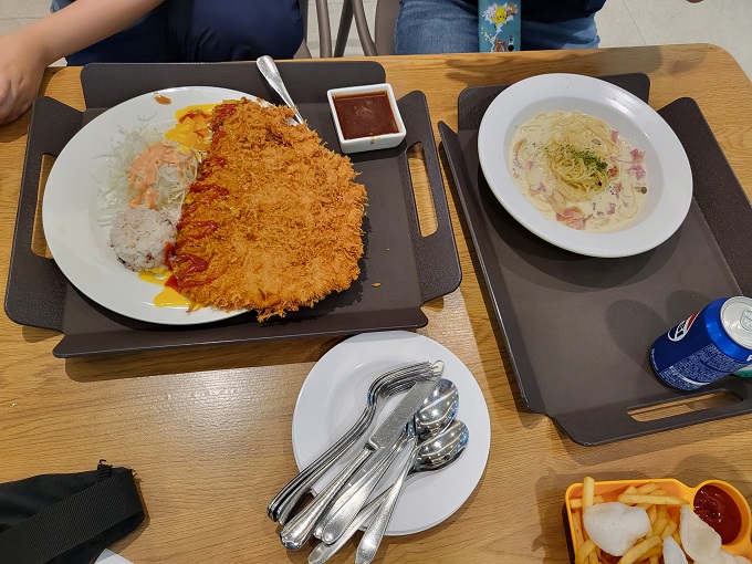 실제 시킨 음식 사진