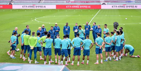 한국 브라질 축구