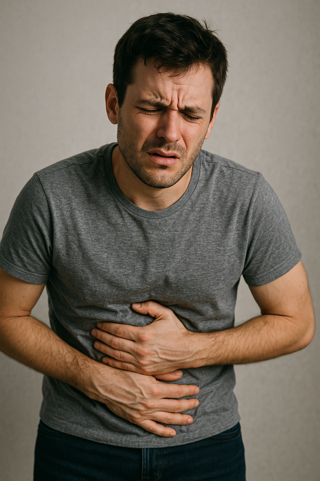 소화불량과 등 통증을 유발