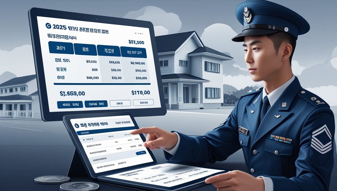 2025년 군인 월급 및 복지 혜택 총정리