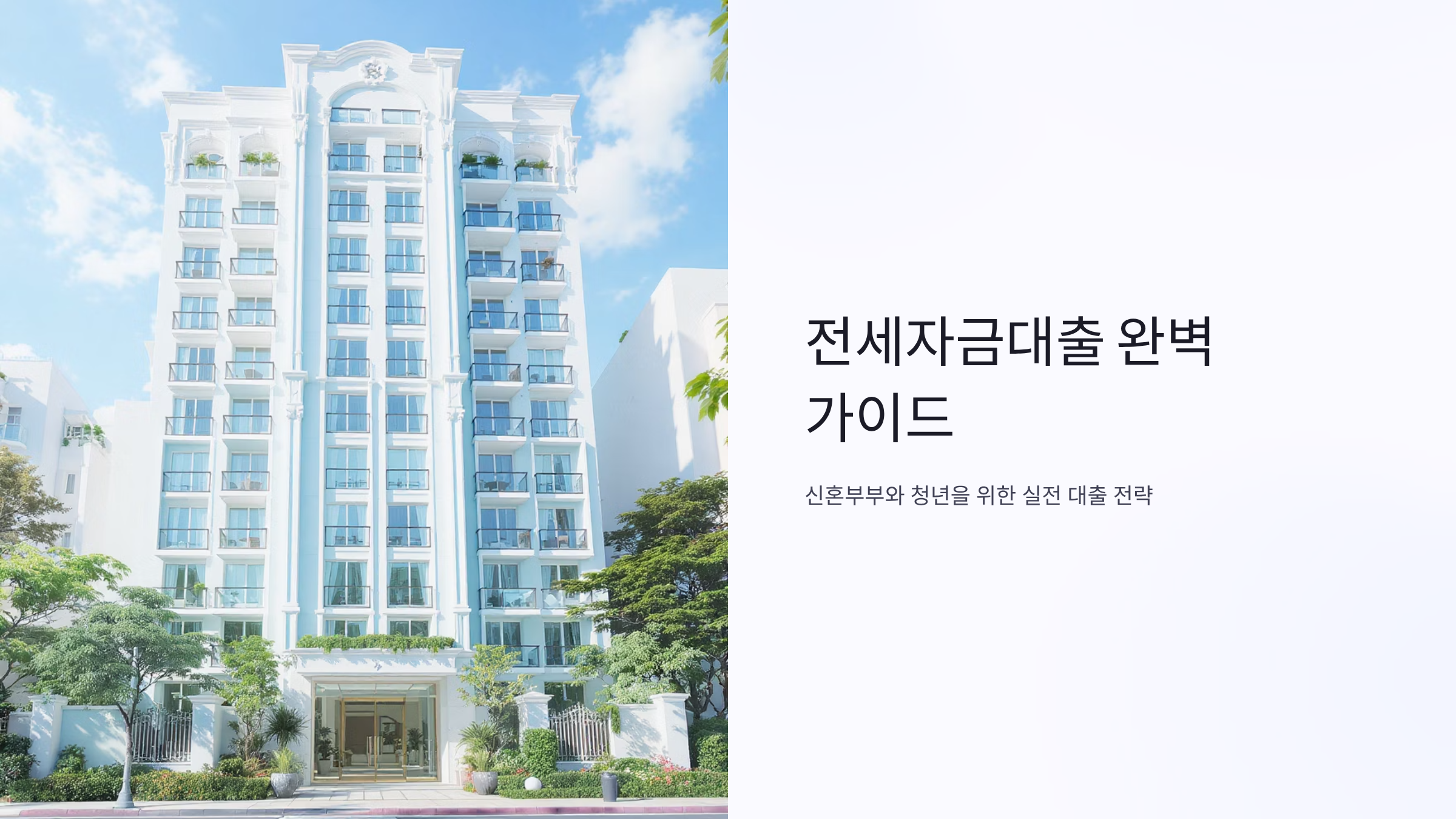 전세자금대출 신청 완벽 가이드