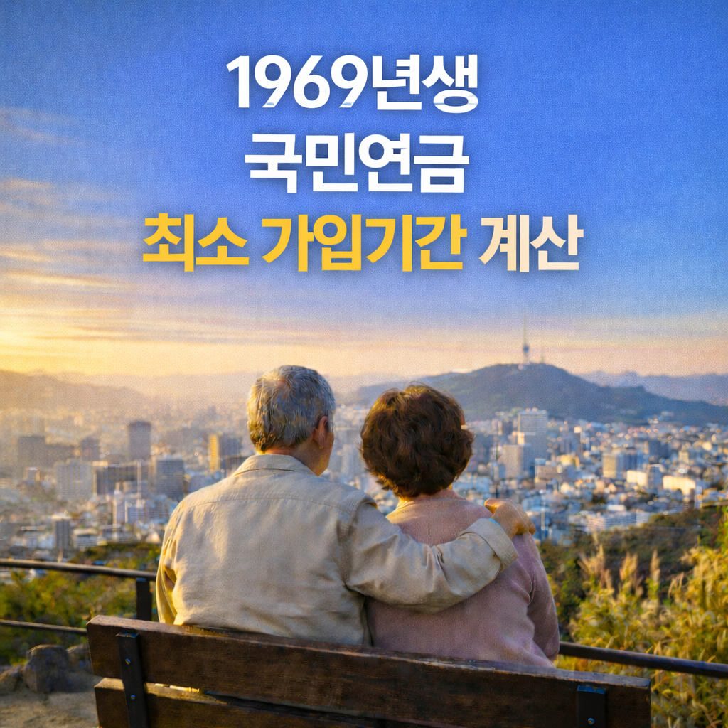 1969년생 국민연금 최소 가입기간 계산: 10년(120개월) 못 채우면 어떻게 될까? (2026 기준)