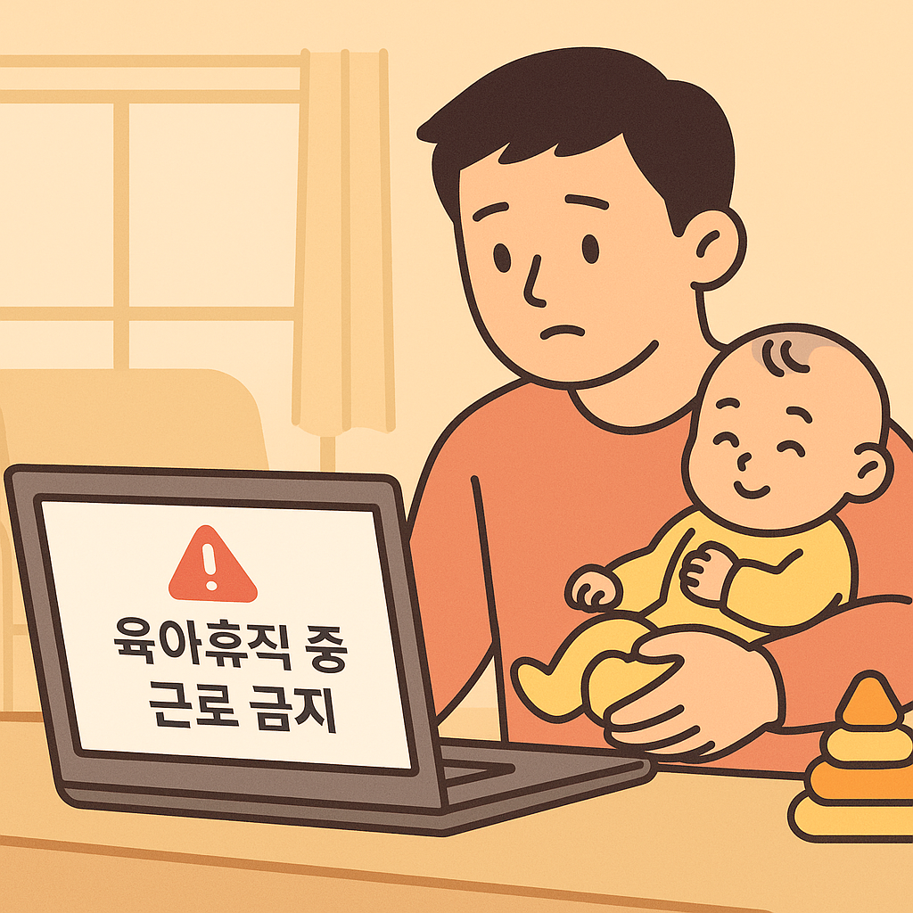 육아휴직 중 근로 금지