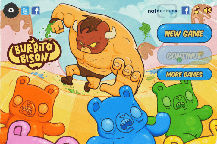 황소날리기-플래시게임-메인-화면