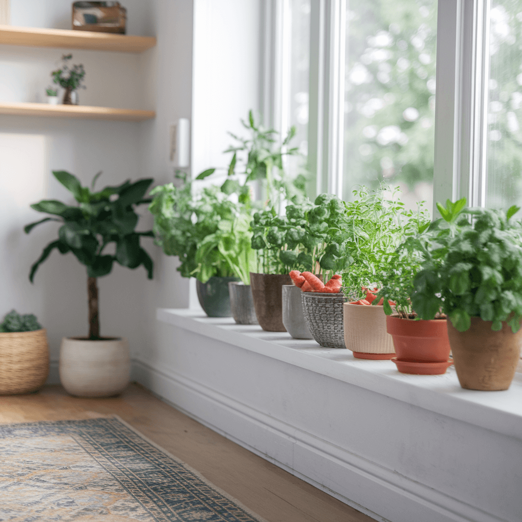 실내에서도 가능한 텃밭! 쉽고 간단한 채소 재배