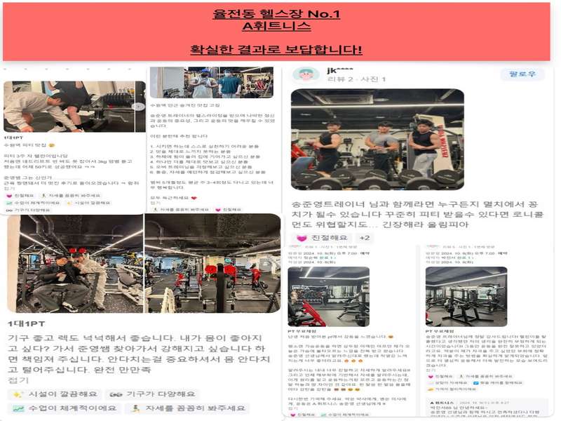 1.2 A 휘트니스의 장점