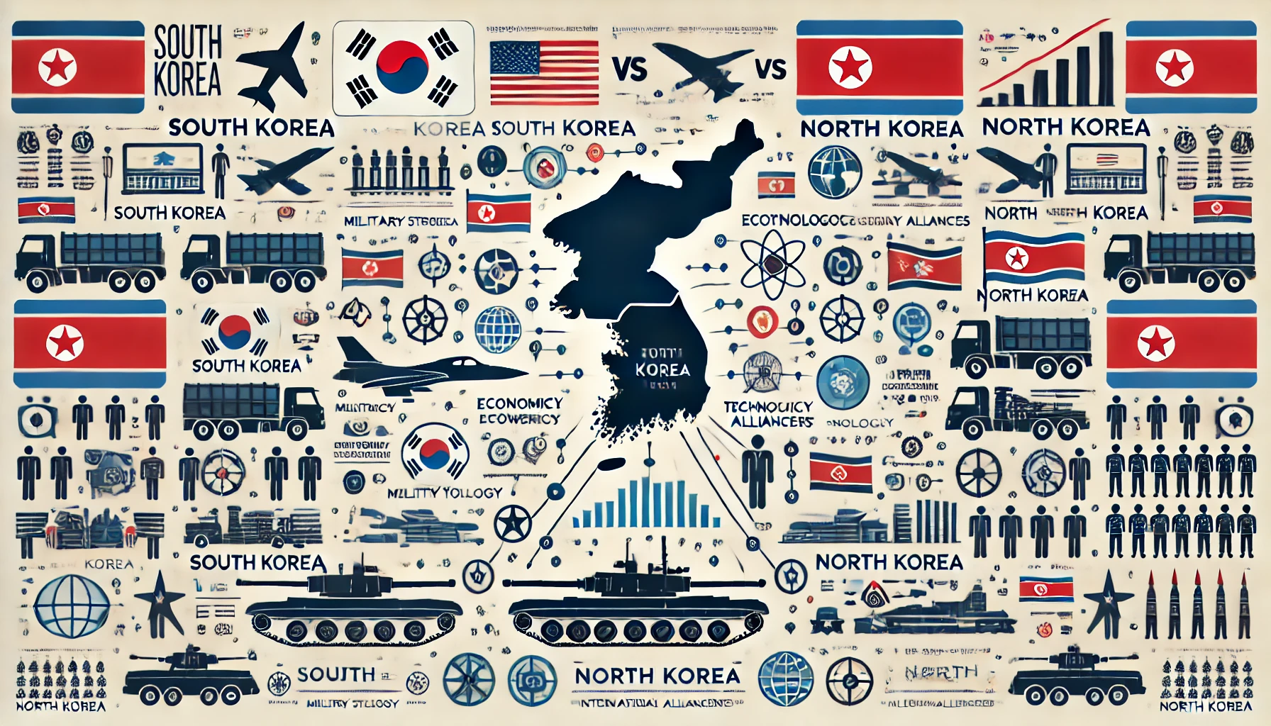 북한과 한국 군사력 비교