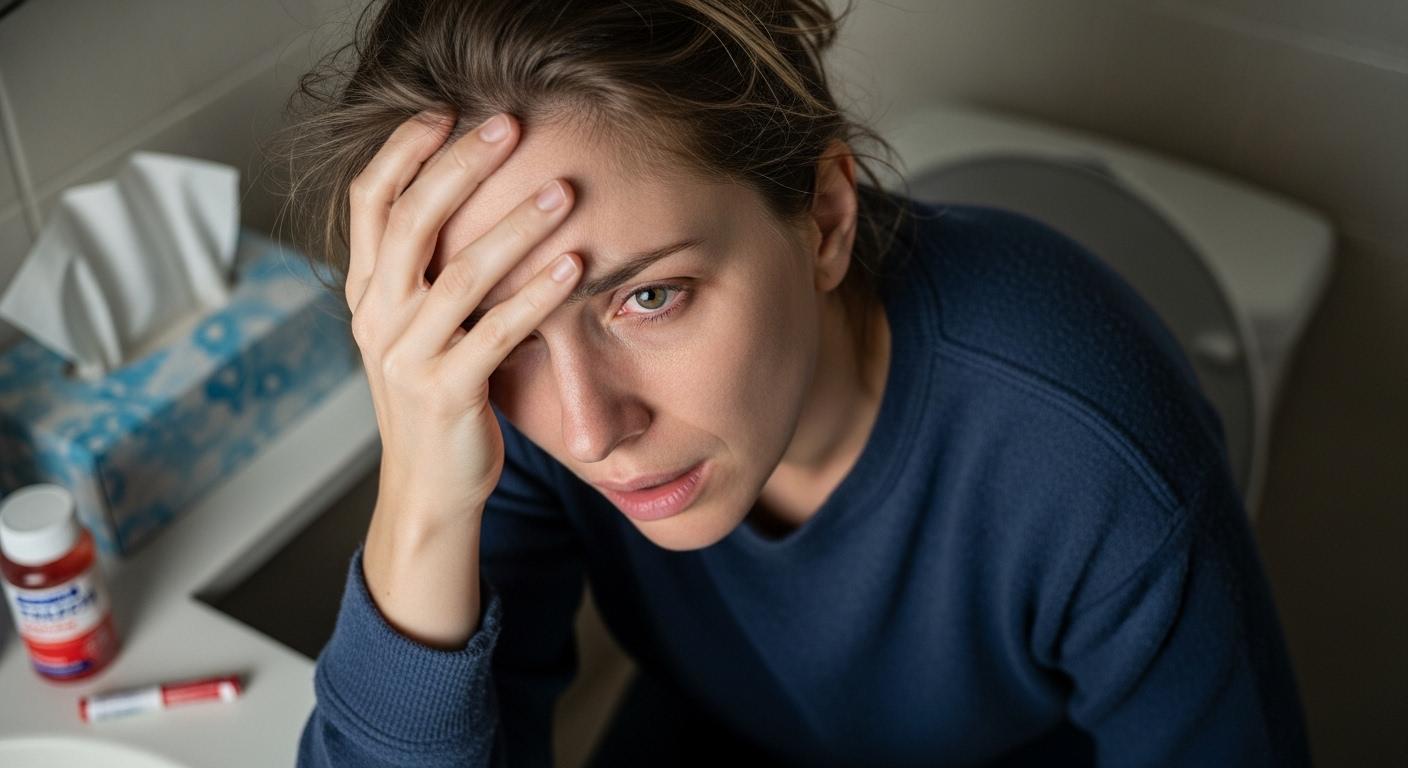 독감 증상 구토 두통