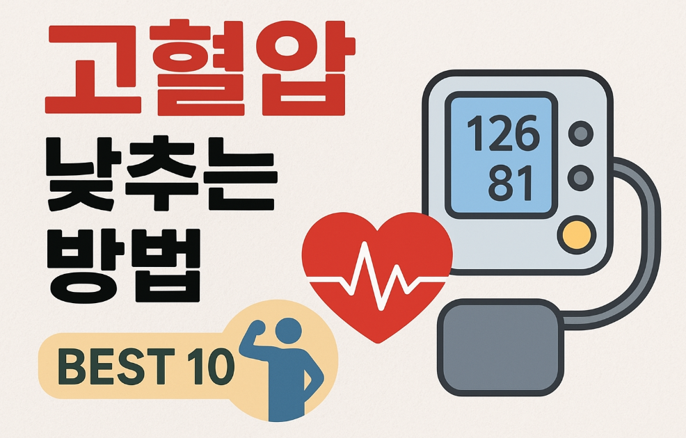 고혈압 낮추는 방법