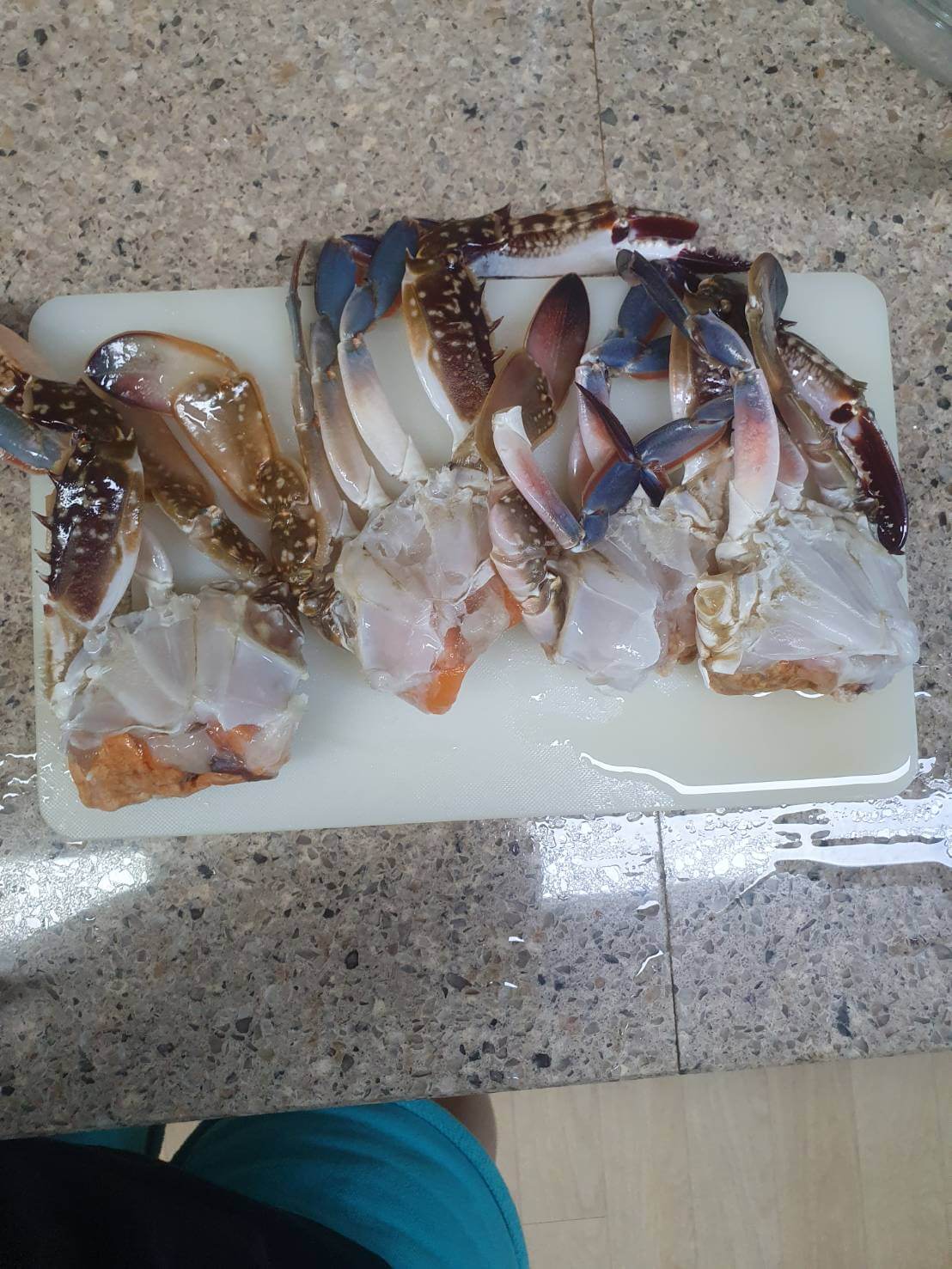 양념 꽃게 무침