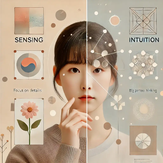 감각형,직관형,감각형 VS 직관형,S,N