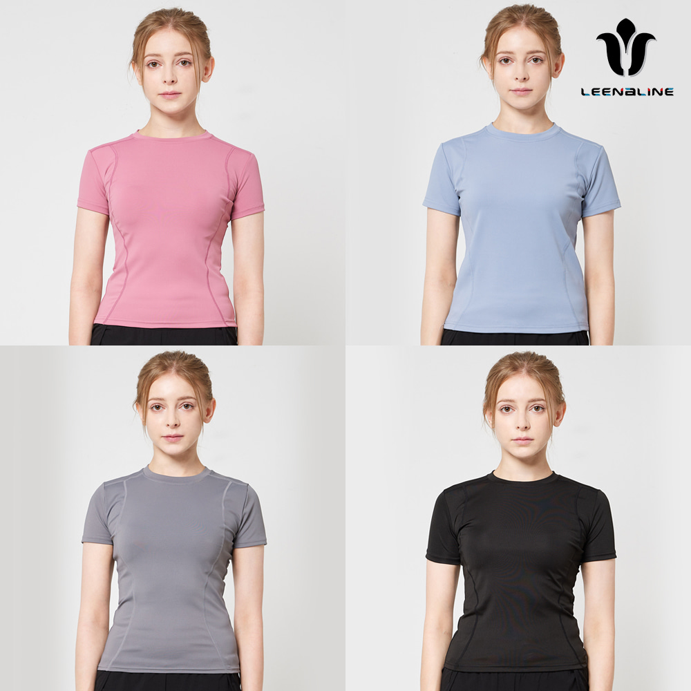 리나라인 베이직 라운드 숏슬리브 CSS06