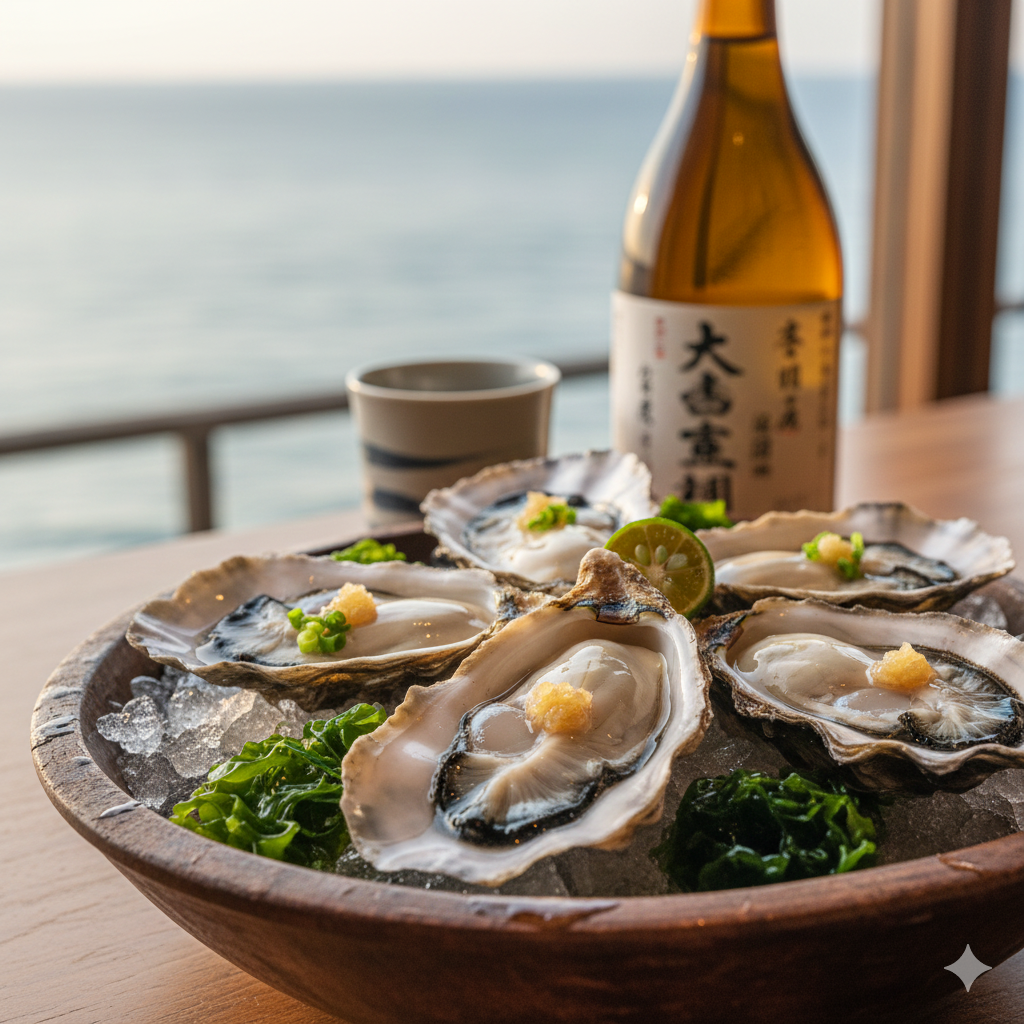 겨울철 명물인 굴 요리