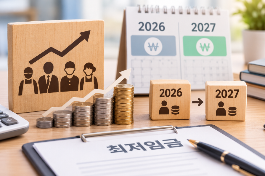 최저임금은 어떻게 결정될까? 2026년 현재 시급과 2027년 인상액, 연도별 변화 총정리
