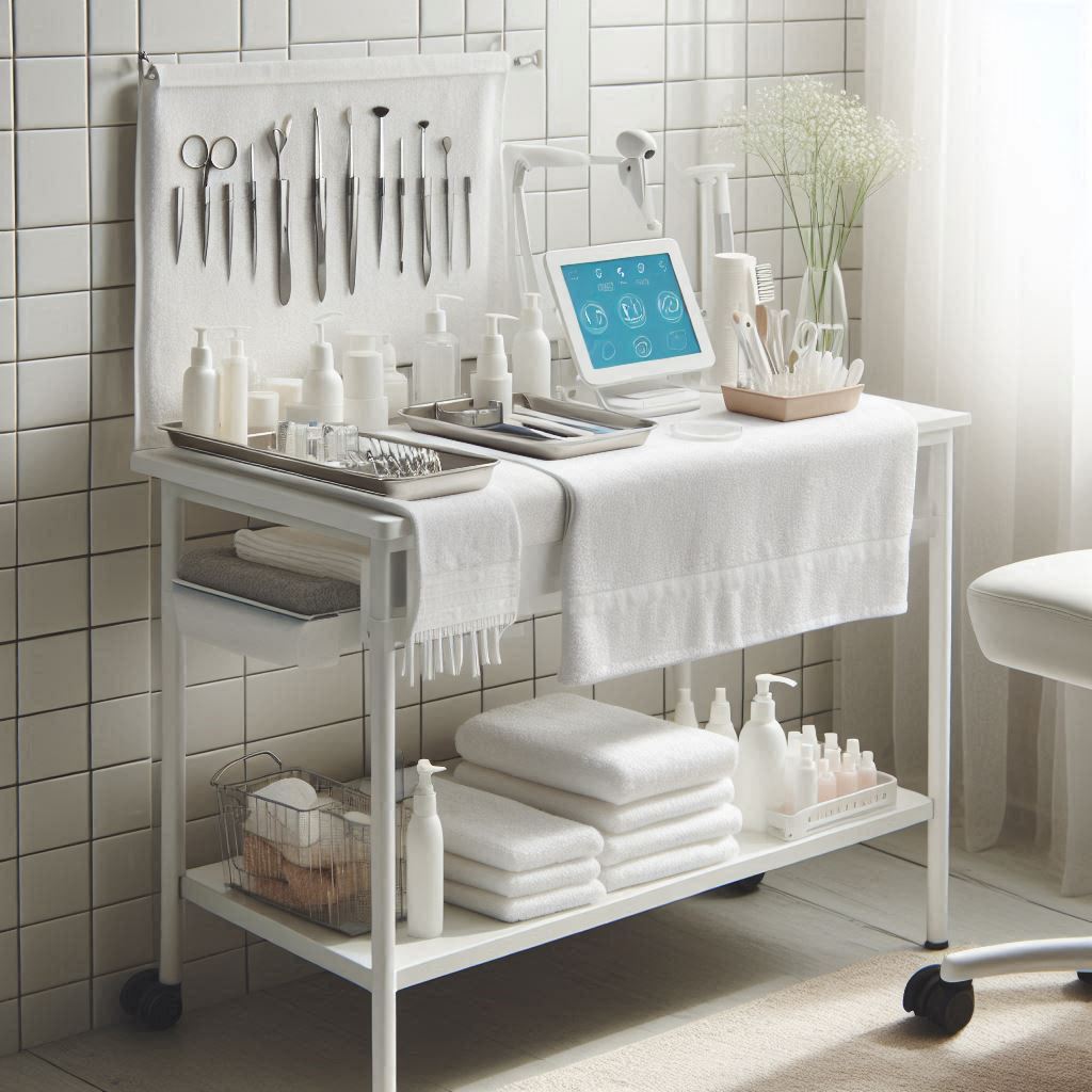 피부,체형관리 샵 배경