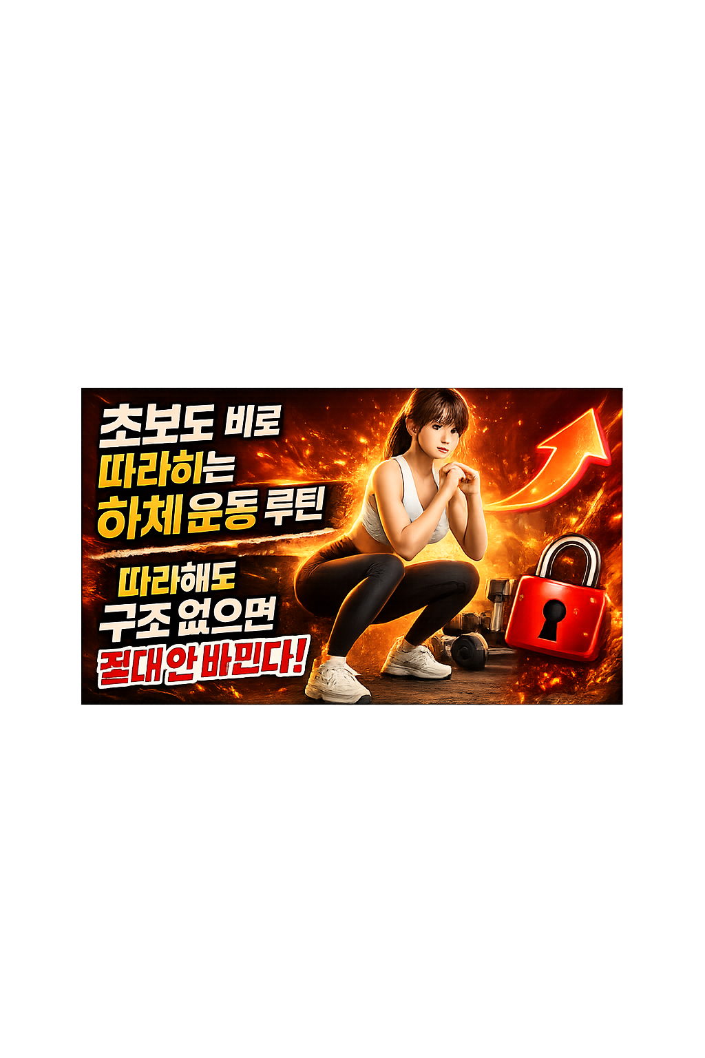 초보도 바로 따라하는 하체 운동 루틴