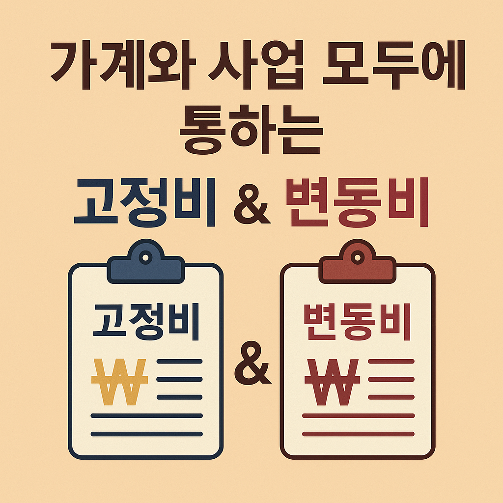 고정비&amp;변동비 프레임