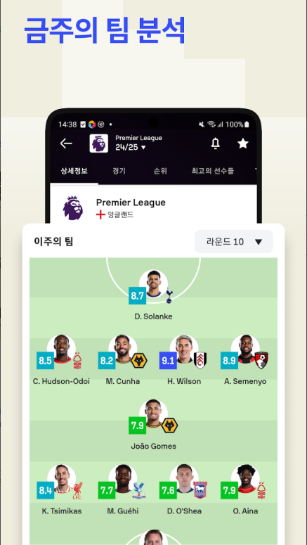 Sofascore 실시간 스포츠 점수, 모든 스포츠 경기 결과 확인하기