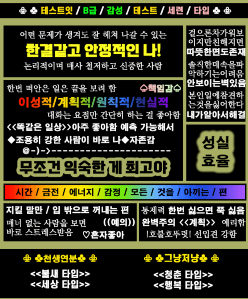 세련-타입-결과