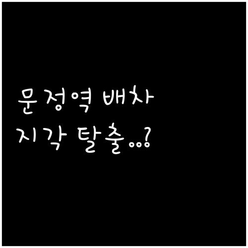 문정역 배차 간격과 출퇴근 시간대 실..