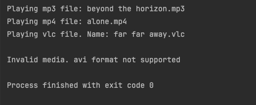어댑터 패턴 실행 결과 콘솔 출력