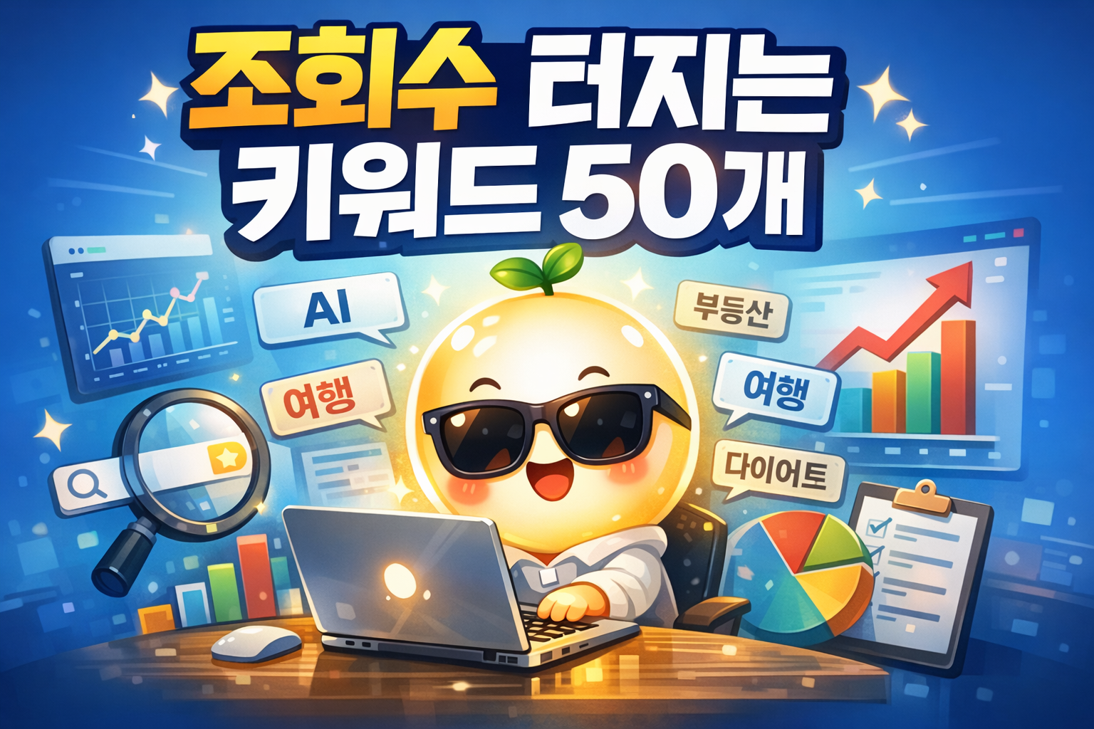 2026 블로그 조회수 터지는 키워드 50개 (SEO 키워드 찾는 사이트 5개 공개)