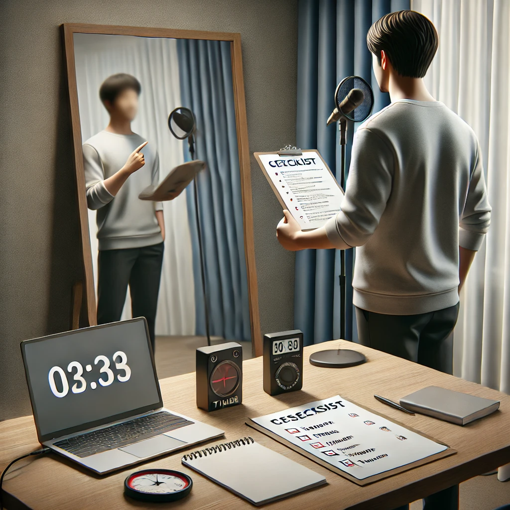 발표 전에 꼭 확인해야 할 연습 체크리스트 10가지