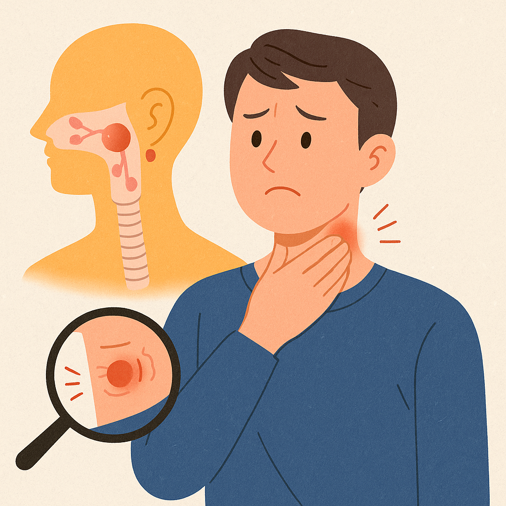 목에 혹 만져질 때