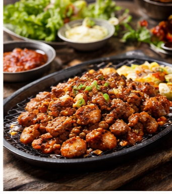 시흥 연탄불고기&amp;#44; 비빔국수 불향집 물왕호수본점