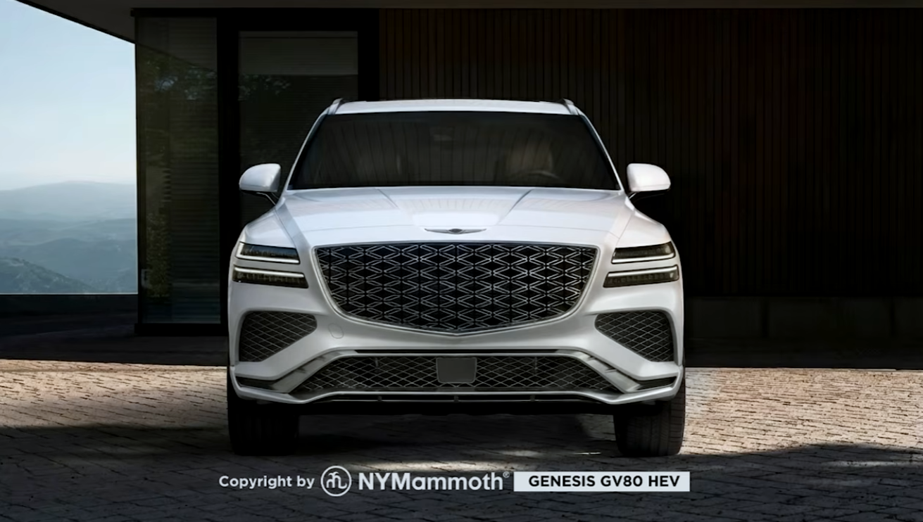 제네시스 GV80 하이브리드 예상도 (출처 : 뉴욕맘모스)