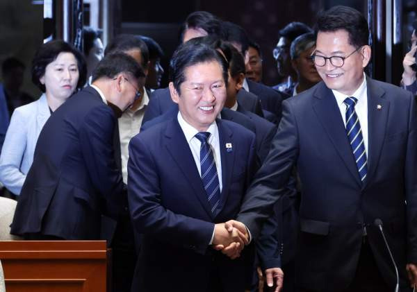 송영길 발언 사과 정청래 적통 논쟁 한미 FTA 이재명 시대 민주당 전당대회 분석